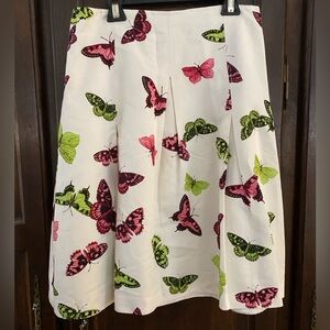 Talbots butterfly moth skirt size 10 worn once